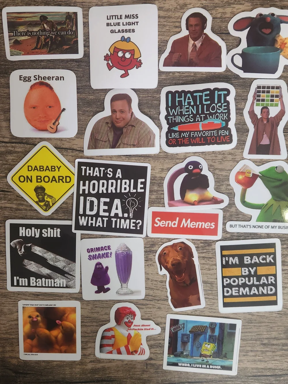 Assorted Meme Sticker Pack - Multi-Color #3 - Picture 1 of 1